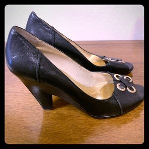 Michael Michael Kors Black Wedge Heels size 61/2